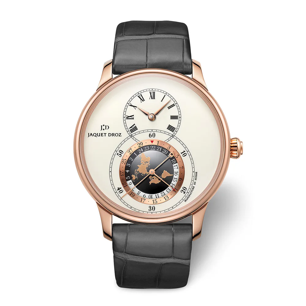 Jaquet-Droz Grande Seconde Dual Time 43mm Rose gold